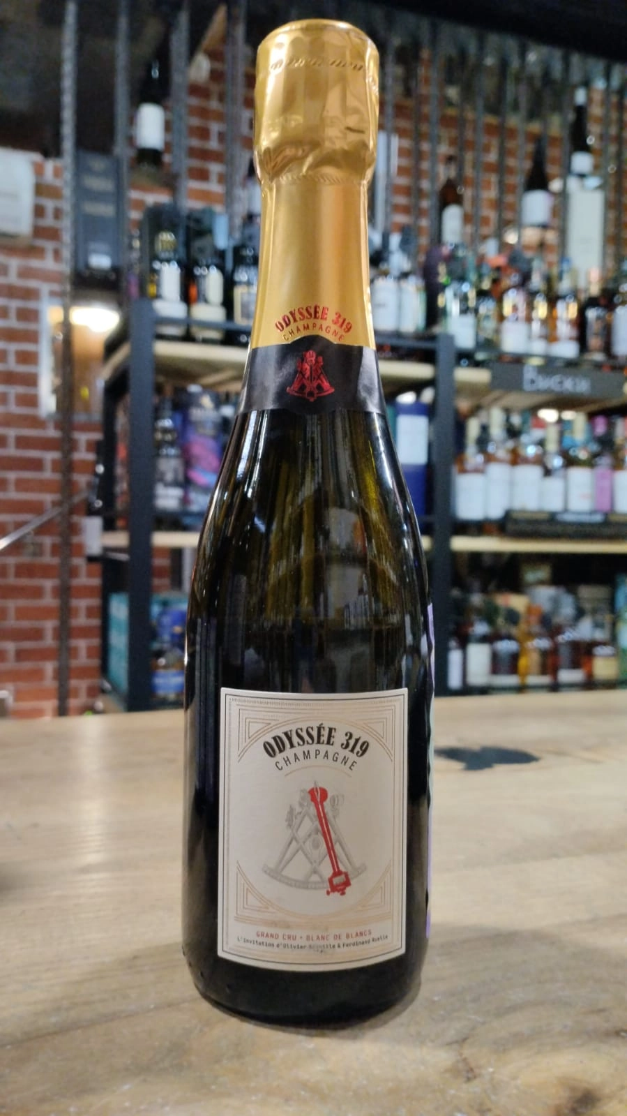 Шампанское  AOC Olivier Bonville Odyssee-319 Grand Cru Blanc de Blancs brut  375  мл