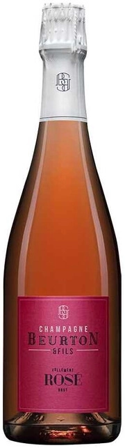 Шампанское Champagne Beurton & Fils  Follement Rose Brut Champagne AOC  2021 750 мл  12%