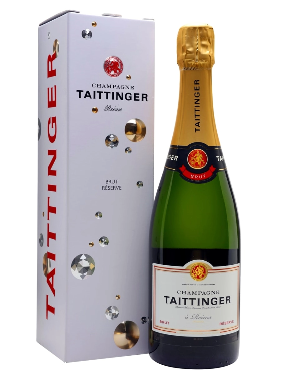 Шампанское Taittinger Brut Reserve gift box 750 мл