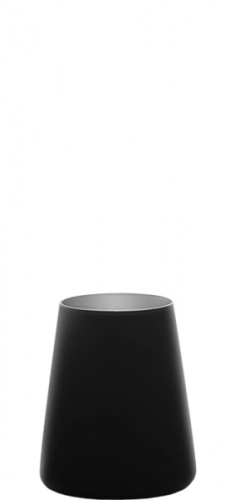 Стакан низкий  Power  цвет черный-серебряный   d=86мм h=101мм  стекло Stolzle Германия 1590012EP097   380 мм