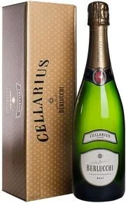 Игристое вино Guido Berlucchi "Cellarius" Brut Franciacorta DOCG 2008 "Целлариус" Брют 2008 в подарочной коробке, 750 мл