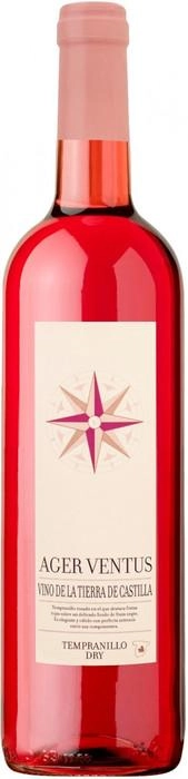 Вино розовое сухое Ager Ventus Агер Вентус 2018 750 мл