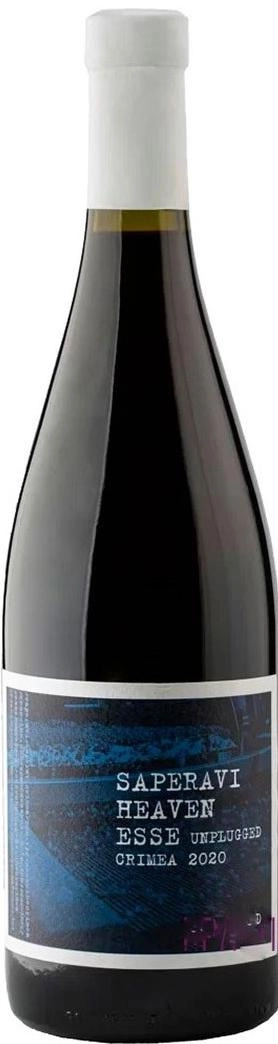 Вино   Esse Unplugged  Saperavi Heaven  Эссе Анплагд Саперави Хевен  2021 750 мл