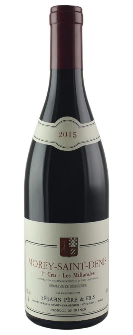 Вино Sérafin Père & Fils Morey-Saint-Denis Premier Cru Les Millandes Серафен Пэр э Фис Море-Сен-Дени Премье Крю Ле Мийанд  2015 750 мл