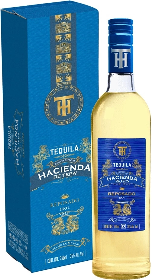 Текила Hacienda de Tepa Reposado gift box  750 мл