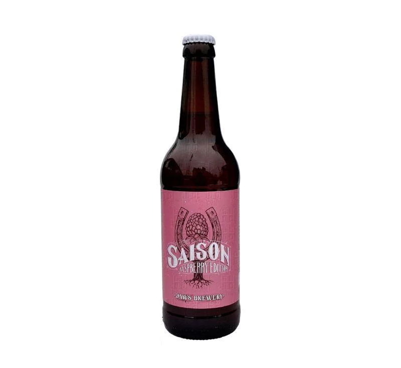 Пиво Jaws Saison Raspberry Edition/Джоус "Фрут Бир"Сэзон Расберри эдишн" 500 мл