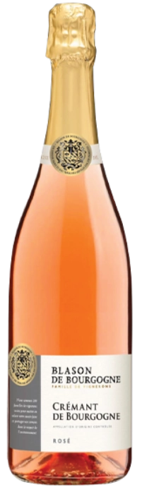 Игристое вино Blason de Bourgogne Cremant de Bourgogne Brut Rose  2021 750 мл 12%