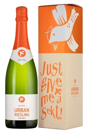 Игристое вино Nik Weis Urban Riesling gift box  750 мл