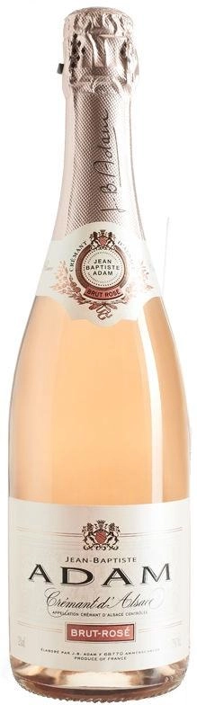 Игристое вино Jean-Baptiste Adam Crémant d'Alsace AOC Brut Rosé  750 мл
