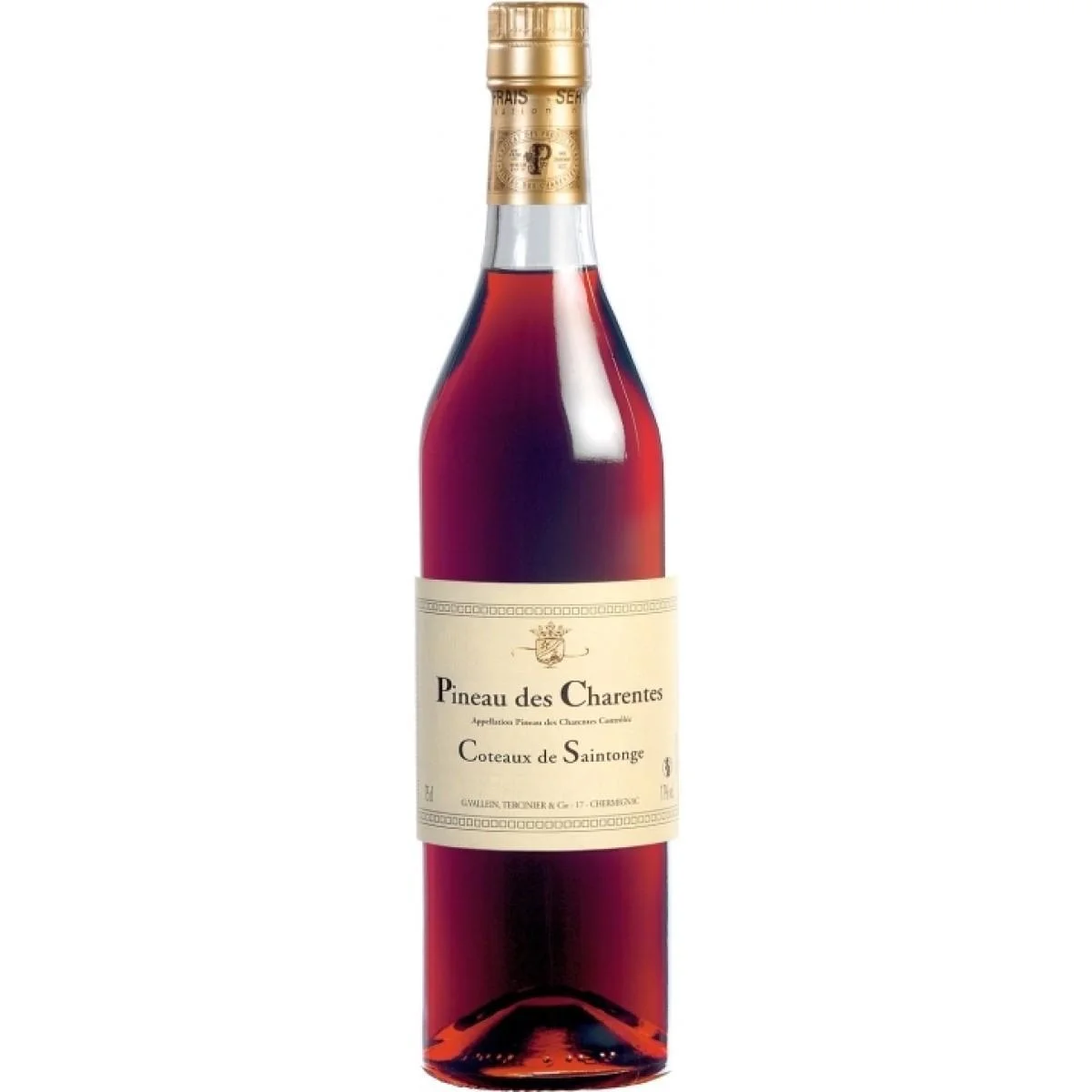 Вино ликерное Vallein Tercinier Rouge Pineau des Charentes  Валлейн Терсинье  Руж Пино де Шарант  750 мл