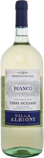 Вино Angelo Rocca e Figli  Villa Albioni  Bianco Terre Siciliane IGT   1500 мл