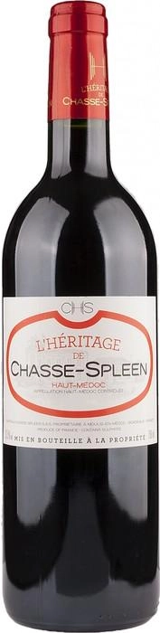 Вино L'Heritage de Chasse-Spleen Haut-Medoc AOC Л'Эритаж де Шасс-Сплин 2013 750 мл