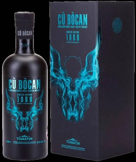 Виски TOMATIN Cu Bocan Vintage 1988  ТОМАТИН Ку Бокан Винтаж 1988  в подарочной коробке 700 мл