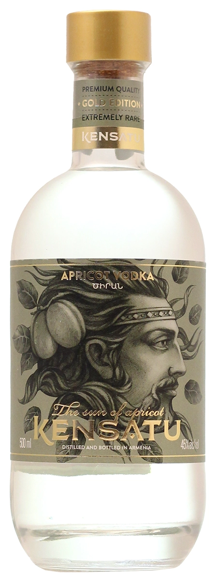 Водка Kensatu Gold Edition  Apricot  500 мл