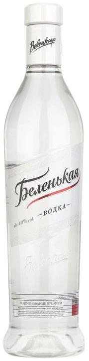 Водка Беленькая 100 мл стакан