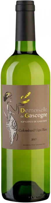 Вино  Domain de Menard  Demoiselle de Gascogne Colombard Ugni Blanc Cotes de Gascogne IGP  Домен де Менар  Мадмуазель де Гасконь Коломбар-Уни Блан  2019 750 мл