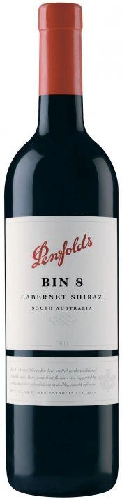 Вино Penfolds Bin 8  Cabernet Shiraz Пенфолдс  Бин 8 Каберне Шираз 2017 750 мл