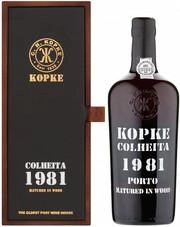 Портвейн Kopke Colheita Porto gift box  1981 750 мл