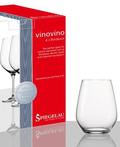 Стакан Spiegelau VinoVino Tumbler Set of 4 glasses in gift box ВиноВино Набор из 4 бокалов тумблер в п/у 460 мл
