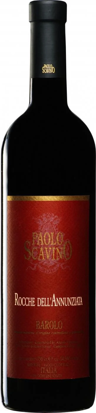 Paolo Scavino, "Rocche dell'Annunziata", Barolo DOCG, Рокке дель Аннунциата Бароло ДОСДжи ,Паоло Скавино,красное сухое,1998,14.5%, 0.75 л