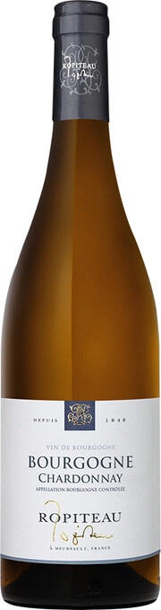 Вино Ropiteau Bourgogne Chardonnay AOC Ропито Бургонь Шардоне 2021 750 мл  12,5%