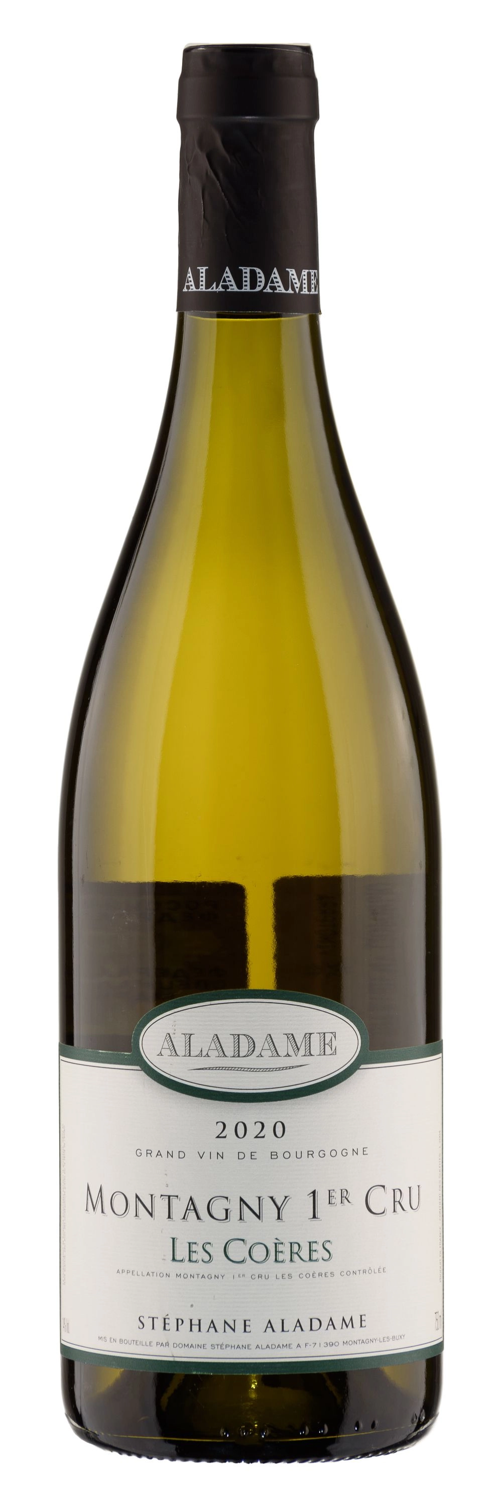 Вино  Stephane Aladame  Montagny 1er Cru Les Coeres  2020  750 ml 14%