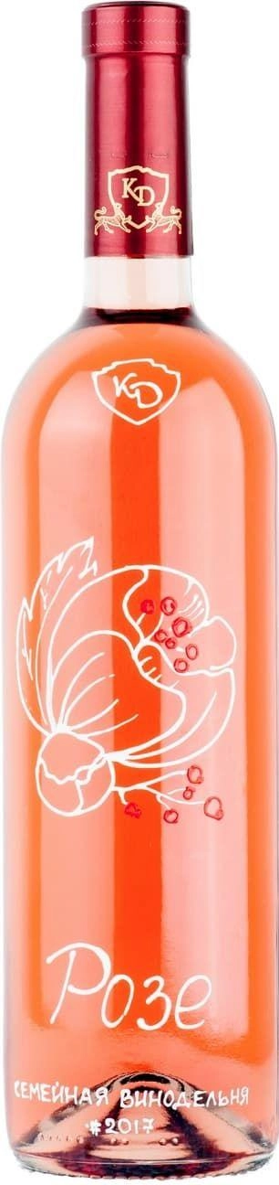 Вино Константина Дзитоева KD  Розе сухое  2024 750 мл