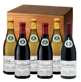Подарочный набор Louis Latour  Gevrey-Chambertin 1-er Cru 2013 | Cote de Nuits-Villages 2018 / 2019  Meursault 2018 | Pouilly-Fuisse 2018 / 2019 | Chassagne-Montrachet 1-er Cru 2018 Echezeaux Grand Cru 2017