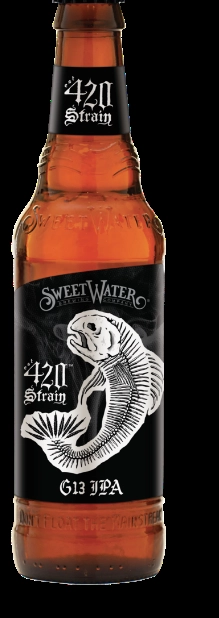 Пиво SweetWater 420 Strain G13 IPA  СвитВотер 420 Стрэйн Джи 13 ИПА  355 мл