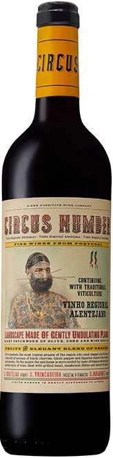 Вино  Circus Number Alentejo  Tinto   Циркус Намбер Алентежану  Тинто 2021  750 мл