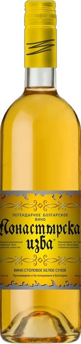 Вино  Домейн Бояр Монастырская Изба Белое сухое 750 мл