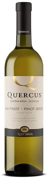 Вино Klet Brda Pinot Grigio Quercus Goriska Brda ZGP 2022  750 мл  