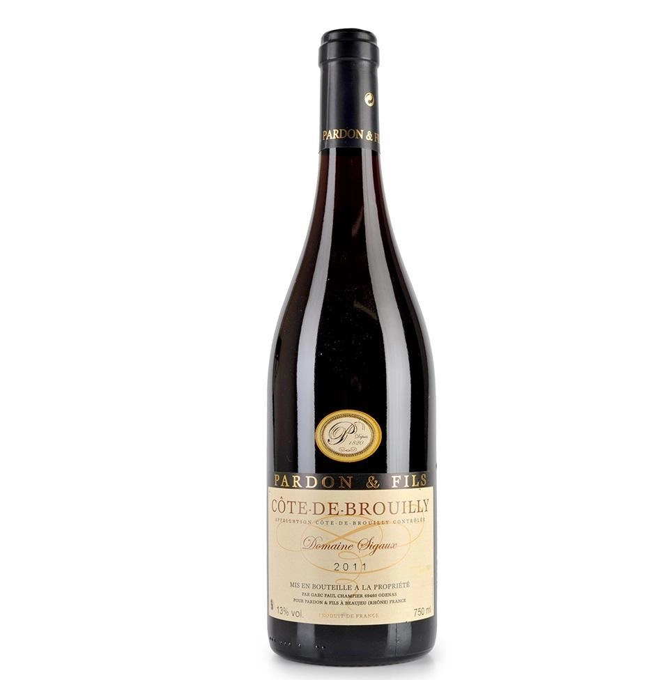 Вино Pardon & Fils AOC Beaujolais Cotes de Brouilly  Пардон э Фис Божоле Кот де Бруйи 2014 750 мл