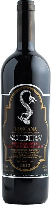 Вино Case Basse Soldera Toscana IGT Казе Бассе Сольдера Санджовезе 2012 750 мл