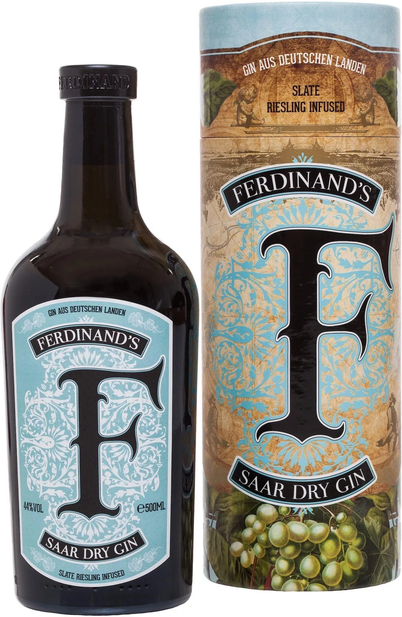 Джин Ferdinand's F Saar Dry Gin gift in box  2015 500 мл