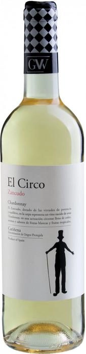 Вино  El Circo Zancudo Shardonnay Carinena DO Эль Сирко Занкудо Шардоне Кариньена 750 мл
