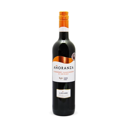 ВИНО Anoranza Cabernet Shiraz  red dry  750 мл 13%