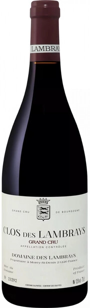 Вино Clos des Lambrays Domaine des Lambrays   2011 750 мл