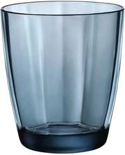 Бокалы без ножки/стаканы Bormioli Rocco Pulsar Glass Water Ocean Blue Set of 3 pcs Бормиоли Рокко Пульсар Стакан Оушен Блу Набор из 3 штук 300 мл