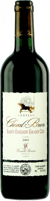 Вино Chateau Cheval Brun, Saint-Emilion Grand Cru, Шато Шеваль Брюн, 2005, 750 мл