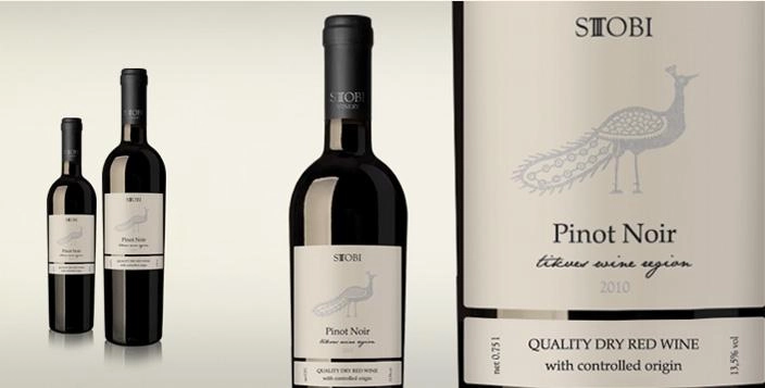 Вино Stobi Pinot Noir Стоби Пино Нуар 750 мл