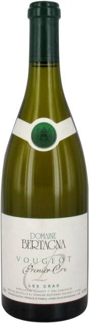 Вино Domaine Bertagna, Vougeot Blanc 1-er Cru Les Cras, Домен Бертанья, Вужо Блан 1-е Крю Ле Кра, 2005, 750 мл