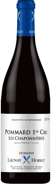 Вино Domaine Launay Horiot Pommard 1er Cru Les Chaponnières   2018 750 мл 13%