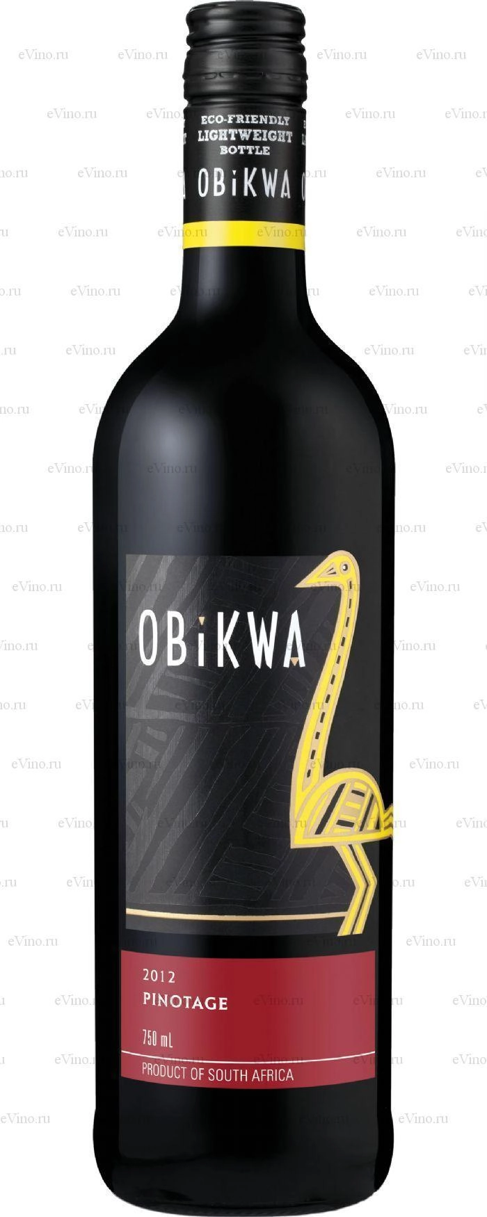Вино Obikwa Pinotage Обиква Пинотаж  2018 750 мл