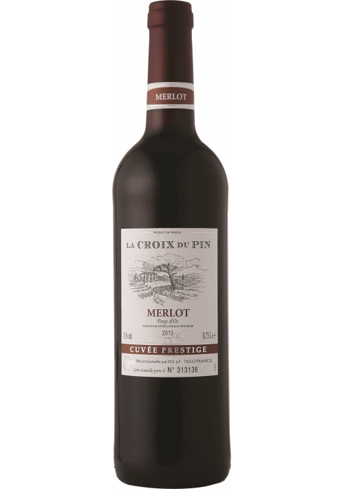 Вино La Croix du Pin Merlot, Ля Круа Дю Пэн Мерло, 2019 750 мл