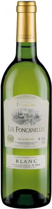Вино  Foncalieu, "Les Foncanelles" Blanc, Pays d'Oc  Ле Фонканель  Блан  2015 750 мл