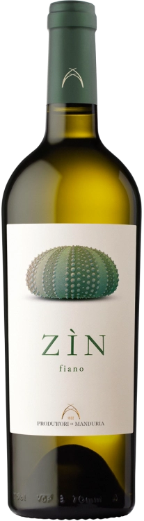 Вино Produttori Vini Manduria Zìn Fiano  2024  750 мл 