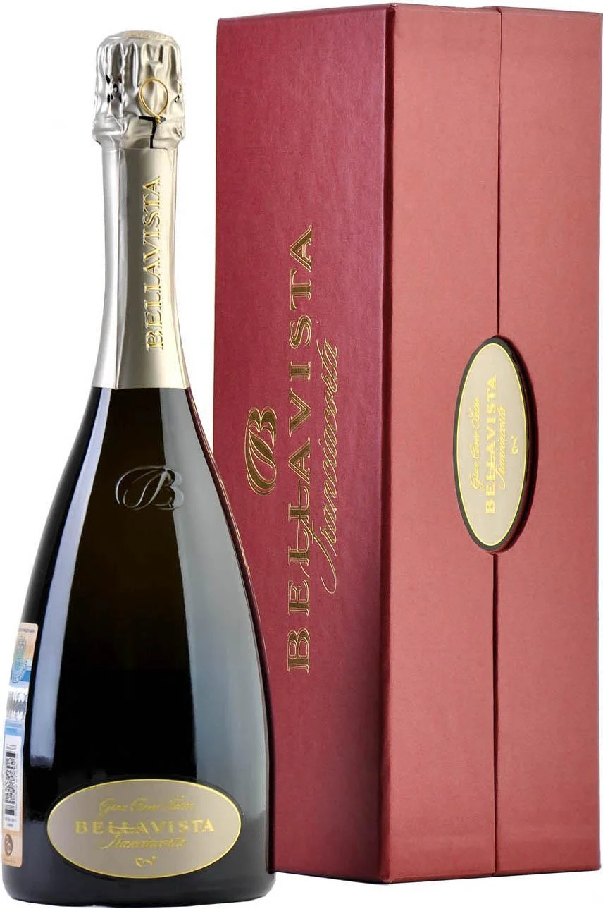 Игристое вино Bellavista Franciacorta Gran Cuvee Saten gift box Беллависта Франчакорта Гран Кюве Сатен в подарочной коробке 2010 750 мл