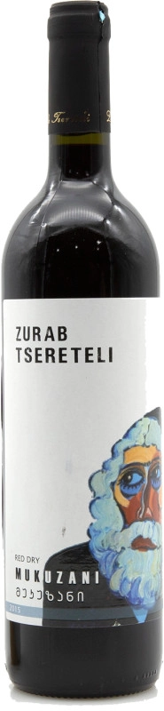 Вино   Zurab Tsereteli   Mukuzani  Зураб Церетели Мукузани  красное  сухое  750 мл