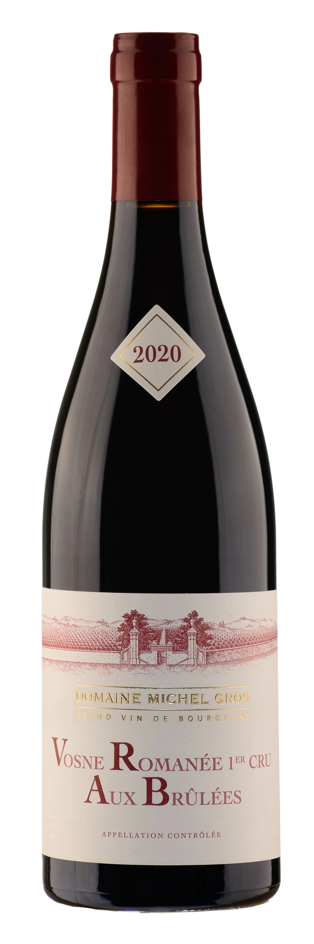 Вино Domaine Michel Gros Vosne Romanеe 1er Cru Aux Brulees 2020 750 ml 14%